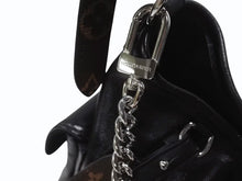 画像をギャラリービューアに読み込む, 新品未使用 LOUIS VUITTON ルイヴィトン キャリーオール バイブ MM ショルダーバッグ M25143 ラムレザー ブラック 中古 4b006968