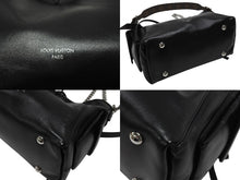 画像をギャラリービューアに読み込む, 新品未使用 LOUIS VUITTON ルイヴィトン キャリーオール バイブ MM ショルダーバッグ M25143 ラムレザー ブラック 中古 4b006968