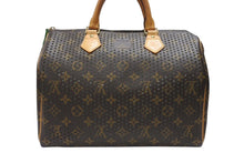 Load image into Gallery viewer, 極美品 LOUIS VUITTON ルイヴィトン モノグラム ペルフォ スピーディ30 ハンドバッグ M95181 グリーン メッシュ 中古 4b006969