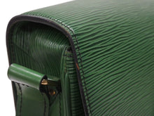 画像をギャラリービューアに読み込む, LOUIS VUITTON ルイヴィトン カルトシエール ショルダーバッグ M52244 ボルネオグリーン ゴールド金具 美品 中古 4b006982