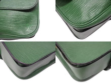 画像をギャラリービューアに読み込む, LOUIS VUITTON ルイヴィトン カルトシエール ショルダーバッグ M52244 ボルネオグリーン ゴールド金具 美品 中古 4b006982