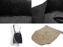 画像をギャラリービューアに読み込む, LOUIS VUITTON ルイヴィトン LV クリュニー ショルダーバッグ M52252 エピレザー ブラック ゴールド金具 美品 中古 4b006983