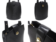 画像をギャラリービューアに読み込む, LOUIS VUITTON ルイヴィトン LV クリュニー ショルダーバッグ M52252 エピレザー ブラック ゴールド金具 美品 中古 4b006983