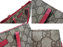 画像をギャラリービューアに読み込む, 極美品 GUCCI グッチ ミニハンドバッグ GG 114559 002122 イタリア製 PVC レザー ベージュ ピンク シルバー金具 中古 4b006985