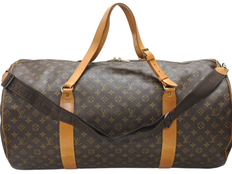 Louis Vuitton ボストンバッグ ブラウンレザー ルイ・ヴィトン ボストンバッグ 中型 ブラウン Louis Vuitton ボストン