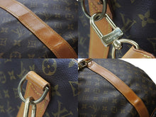 画像をギャラリービューアに読み込む, LOUIS VUITTON ルイヴィトン ボストンバッグ サックポロション 2WAY M41222 ゴールド金具 ブラウン 美品 中古 4b006988