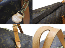 画像をギャラリービューアに読み込む, LOUIS VUITTON ルイヴィトン ボストンバッグ サックポロション 2WAY M41222 ゴールド金具 ブラウン 美品 中古 4b006988