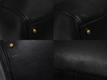画像をギャラリービューアに読み込む, CHANEL シャネル ココマーク 2WAYバッグ ボストンバッグ ショルダーバッグ 3番台 キャビアスキン ブラック ゴールド金具 美品 中古 4b006989
