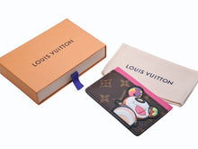 画像をギャラリービューアに読み込む, 未使用 LOUIS VUITTON ルイヴィトン LV×TM カードケース ポルト カルト サーンプル モノグラム パンダ M13439 ブラウン ピンク中古 4b006990