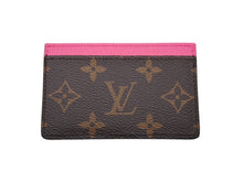 画像をギャラリービューアに読み込む, 未使用 LOUIS VUITTON ルイヴィトン LV×TM カードケース ポルト カルト サーンプル モノグラム パンダ M13439 ブラウン ピンク中古 4b006990