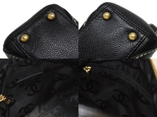 画像をギャラリービューアに読み込む, 極美品 CHANEL シャネル ワイルドステッチ ワンショルダーバッグ 9番台 ココマーク キャビアスキン ブラック ゴールド金具 中古 4b006992