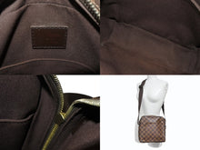 画像をギャラリービューアに読み込む, 極美品 LOUIS VUITTON ルイヴィトン ショルダーバッグ オラフPM ダミエキャンバス ブラウン N41442 中古 4b006994
