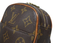 画像をギャラリービューアに読み込む, LOUIS VUITTON ルイヴィトン モノグラム ポシェット ガンジュ ボディバッグ M51870 ブラウン ゴールド金具 美品 中古 4b006997