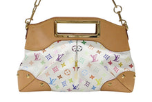 Load image into Gallery viewer, LOUIS VUITTON ルイヴィトン モノグラムマルチカラー ジュディPM 村上隆 ハンドバッグ M40257 ホワイト 美品 中古 4b006998