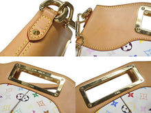 Load image into Gallery viewer, LOUIS VUITTON ルイヴィトン モノグラムマルチカラー ジュディPM 村上隆 ハンドバッグ M40257 ホワイト 美品 中古 4b006998
