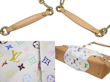 Load image into Gallery viewer, LOUIS VUITTON ルイヴィトン モノグラムマルチカラー ジュディPM 村上隆 ハンドバッグ M40257 ホワイト 美品 中古 4b006998