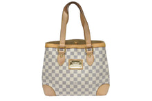 Load image into Gallery viewer, LOUIS VUITTON ルイヴィトン ハンドバッグ N51207 ハムステッドPM ホワイト ダミエアズールキャンバス 美品 中古 4b006999