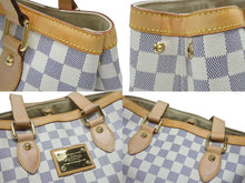 Load image into Gallery viewer, LOUIS VUITTON ルイヴィトン ハンドバッグ N51207 ハムステッドPM ホワイト ダミエアズールキャンバス 美品 中古 4b006999