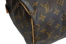 画像をギャラリービューアに読み込む, LOUIS VUITTON ルイヴィトン スピーディ25 ハンドバッグ M41109 モノグラム PVC レザー ブラウン ゴールド金具 美品 中古 4b007002