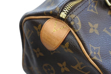 画像をギャラリービューアに読み込む, LOUIS VUITTON ルイヴィトン スピーディ25 ハンドバッグ M41109 モノグラム PVC レザー ブラウン ゴールド金具 美品 中古 4b007002