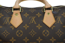 画像をギャラリービューアに読み込む, LOUIS VUITTON ルイヴィトン スピーディ25 ハンドバッグ M41109 モノグラム PVC レザー ブラウン ゴールド金具 美品 中古 4b007002