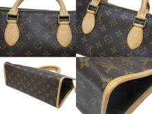 Load image into Gallery viewer, 極美品 LOUIS VUITTON ルイヴィトン モノグラム ポパンクール ハンドバッグ M40009 ロゴ モノグラムキャンバス ブラウン 中古4b007003