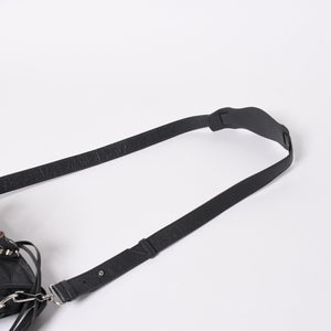 BALENCIAGA バレンシアガ クラシック ミニ シティ 2WAY ショルダーバッグ 300295 ダークグレー シルバー金具 良品 中古 4a007007