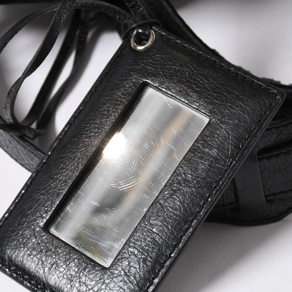 BALENCIAGA バレンシアガ ザ ジャイアントシティ 2WAY ハンドバッグ 281770 ショルダーバッグ ブラック シルバー金具 美品 中古 4a007005