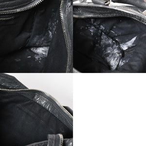 BALENCIAGA バレンシアガ クラシック ミニ シティ 2WAY ショルダーバッグ 300295 ダークグレー シルバー金具 良品 中古 4a007007