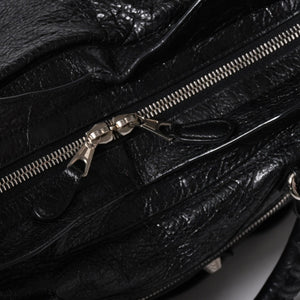 BALENCIAGA バレンシアガ ザ ジャイアントシティ 2WAY ハンドバッグ 281770 ショルダーバッグ ブラック シルバー金具 美品 中古 4a007005