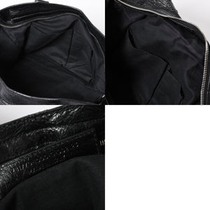 BALENCIAGA バレンシアガ ザ ジャイアントシティ 2WAY ハンドバッグ 281770 ショルダーバッグ ブラック シルバー金具 美品 中古 4a007005