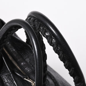 BALENCIAGA バレンシアガ ザ ジャイアントシティ 2WAY ハンドバッグ 281770 ショルダーバッグ ブラック シルバー金具 美品 中古 4a007005