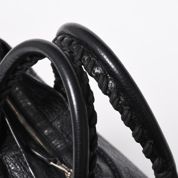BALENCIAGA バレンシアガ ザ ジャイアントシティ 2WAY ハンドバッグ 281770 ショルダーバッグ ブラック シルバー金具 美品 中古 4a007005