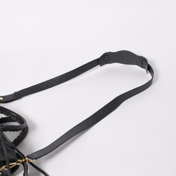 BALENCIAGA バレンシアガ クラシック シティ 2WAY ショルダーバッグ 431621 ダークグレー ゴールド金具 美品 中古 4a007006