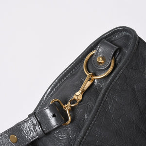 BALENCIAGA バレンシアガ クラシック シティ 2WAY ショルダーバッグ 431621 ダークグレー ゴールド金具 美品 中古 4a007006