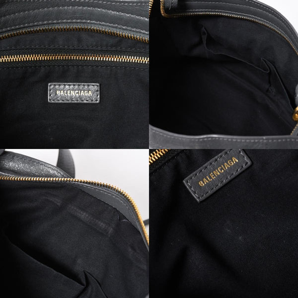 BALENCIAGA バレンシアガ クラシック シティ 2WAY ショルダーバッグ 431621 ダークグレー ゴールド金具 美品 中古 4a007006