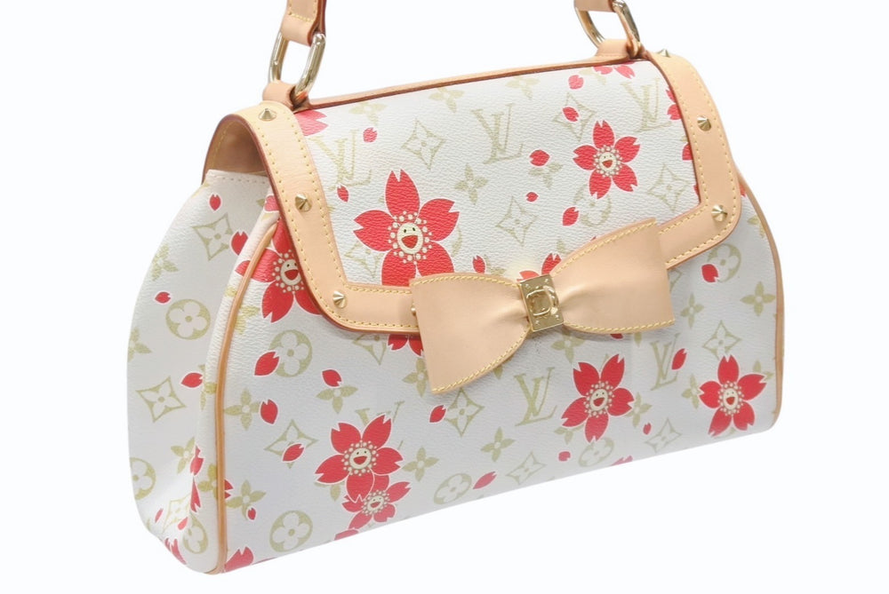 Very Good Condition LOUIS VUITTON Sac Retro PM Handbag Monogram Cherry Blossom Takashi Murakami M92014 Used 4b007005