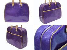 Load image into Gallery viewer, 極美品 LOUIS VUITTON ルイヴィトン モノグラム サットン ハンドバッグ ミニボストン ヴァイオレット M91081 パープル系 中古 4b007008