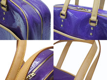 Load image into Gallery viewer, 極美品 LOUIS VUITTON ルイヴィトン モノグラム サットン ハンドバッグ ミニボストン ヴァイオレット M91081 パープル系 中古 4b007008