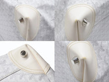 画像をギャラリービューアに読み込む, 極美品 GOYARD ゴヤール ボーイング 65 ヘリンボーン PVC レザー ボストンバッグ ホワイト 中古 4b007009