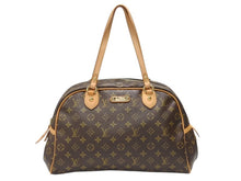 Load image into Gallery viewer, 極美品 LOUIS VUITTON ルイヴィトン モントルグイユGM ハンドバッグ M95566 ブラウン PVC レザー ゴールド金具 中古 4b007014