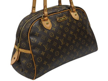 Load image into Gallery viewer, 極美品 LOUIS VUITTON ルイヴィトン モントルグイユGM ハンドバッグ M95566 ブラウン PVC レザー ゴールド金具 中古 4b007014