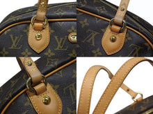 Load image into Gallery viewer, 極美品 LOUIS VUITTON ルイヴィトン モントルグイユGM ハンドバッグ M95566 ブラウン PVC レザー ゴールド金具 中古 4b007014
