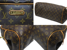 Load image into Gallery viewer, 極美品 LOUIS VUITTON ルイヴィトン モントルグイユGM ハンドバッグ M95566 ブラウン PVC レザー ゴールド金具 中古 4b007014