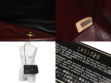 画像をギャラリービューアに読み込む, 極美品 CHANEL シャネル マトラッセ23 Wフラップ Wチェーンショルダーバッグ 1番台 ラムスキン ココマーク ブラック ゴールド金具 中古 4b007017