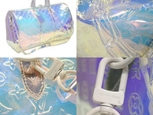 画像をギャラリービューアに読み込む, 新品同様 LOUIS VUITTON ルイヴィトン キーポル バンドリエール50 ボストンバッグ M53271 PVC プリズム ビニール マルチカラー 中古 4b007018