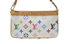 画像をギャラリービューアに読み込む, 新品同様 LOUIS VUITTON ルイヴィトン ポシェット アクセソワール アクセサリーポーチ M92649 モノグラム マルチカラー 村上隆 中古 4b007020