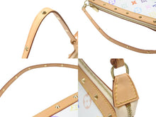 画像をギャラリービューアに読み込む, 新品同様 LOUIS VUITTON ルイヴィトン ポシェット アクセソワール アクセサリーポーチ M92649 モノグラム マルチカラー 村上隆 中古 4b007020