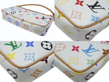 画像をギャラリービューアに読み込む, 新品同様 LOUIS VUITTON ルイヴィトン ポシェット アクセソワール アクセサリーポーチ M92649 モノグラム マルチカラー 村上隆 中古 4b007020