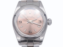 Load image into Gallery viewer, ROLEX ロレックス 腕時計 オイスターパーペチュアル 76080 K刻印 ステンレススチール シルバー ピンク文字盤 美品 中古 4b007023